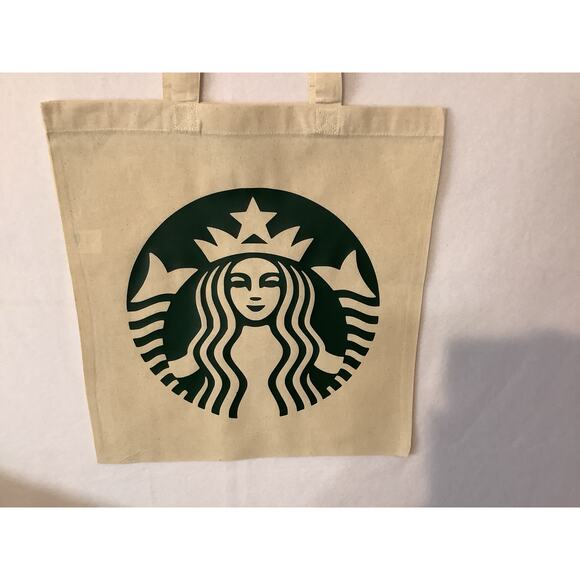 Starbucks Logo Large Shopping/Market Bag - Large Capacity - 100% Cotton - Picture 2 of 6